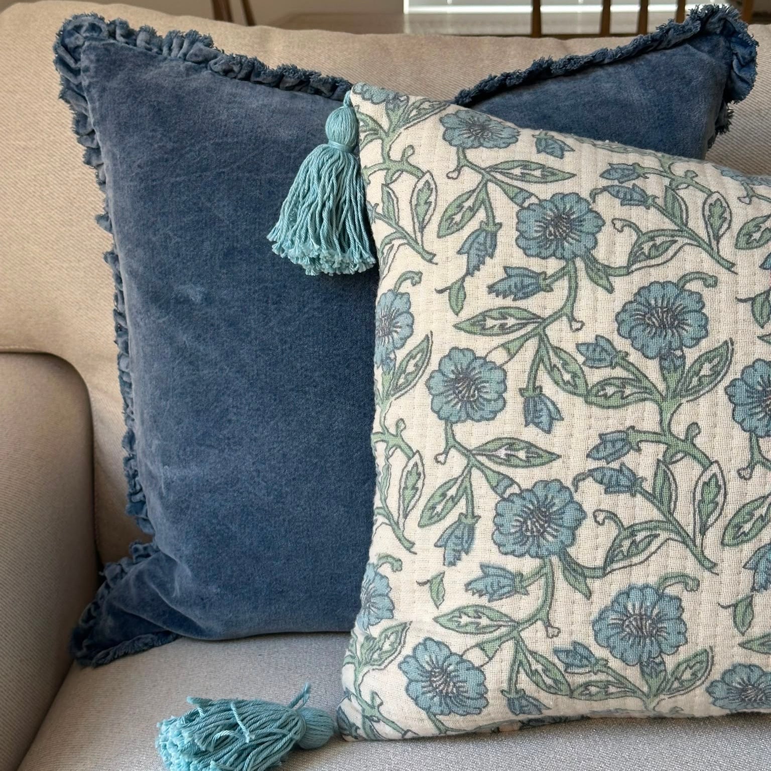 2 Cushion Combinations - Draper and Mercer