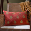 Embroidered Cushion - Regal Rose - Draper and Mercer