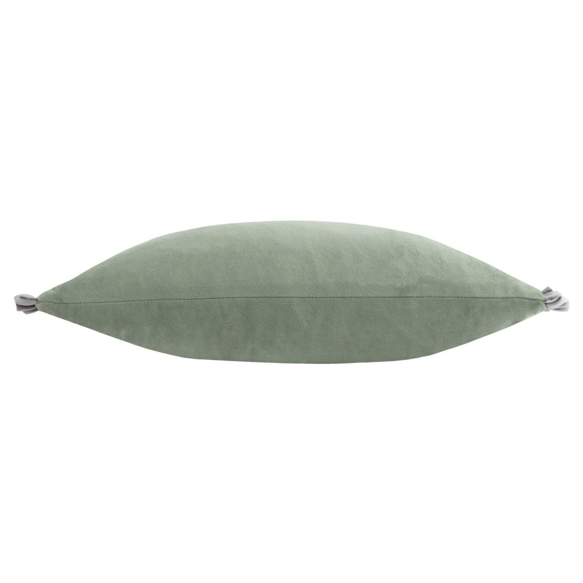 Velvet Cushion - Sage / Grey - Draper and Mercer