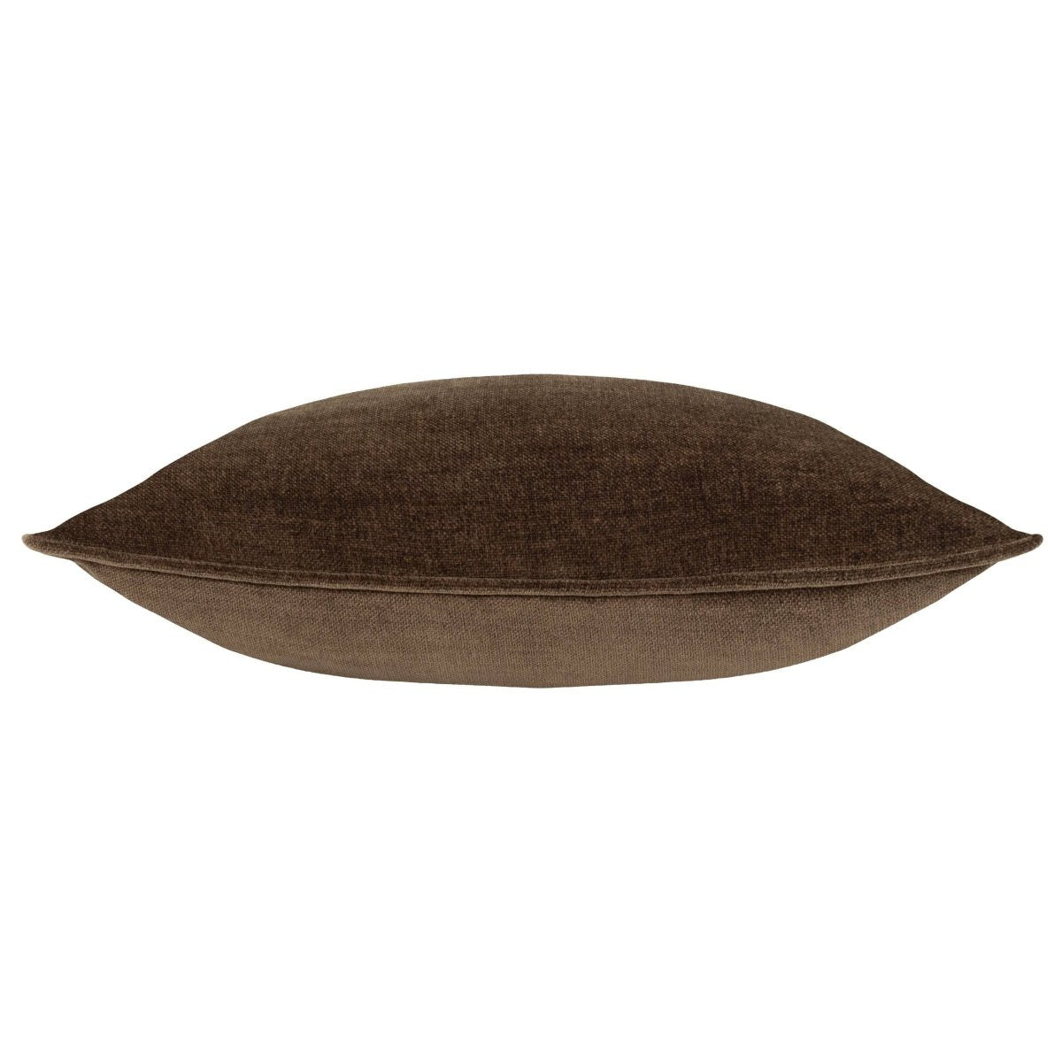Heavy Chenille Cushion - Brown - Draper and Mercer