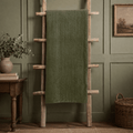 Velvet Quilted Throw - Sage - Draper and Mercer