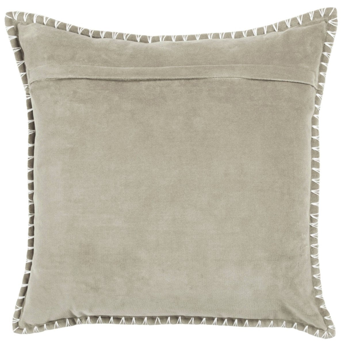Stitch Embroidered Cushion - Quartz - Draper and Mercer