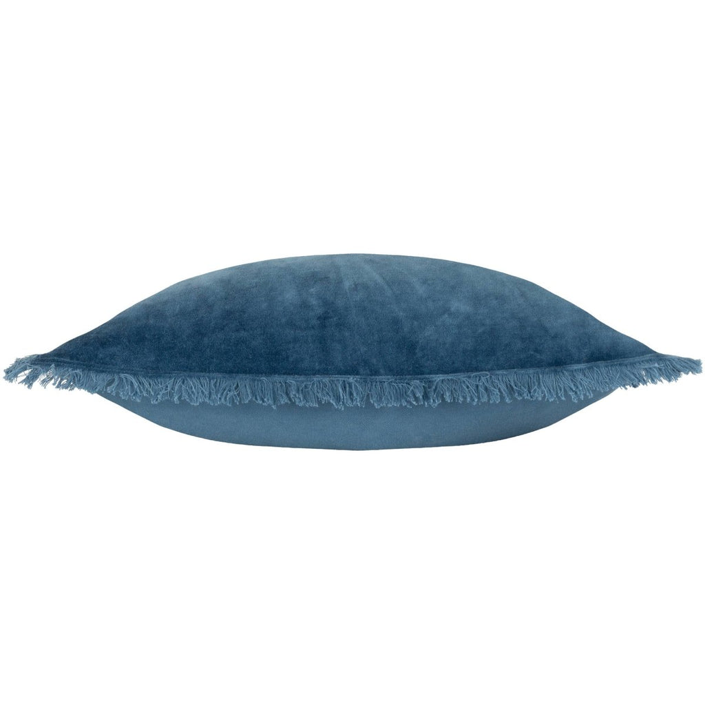 Velvet Cushion - Ink Blue - Draper and Mercer