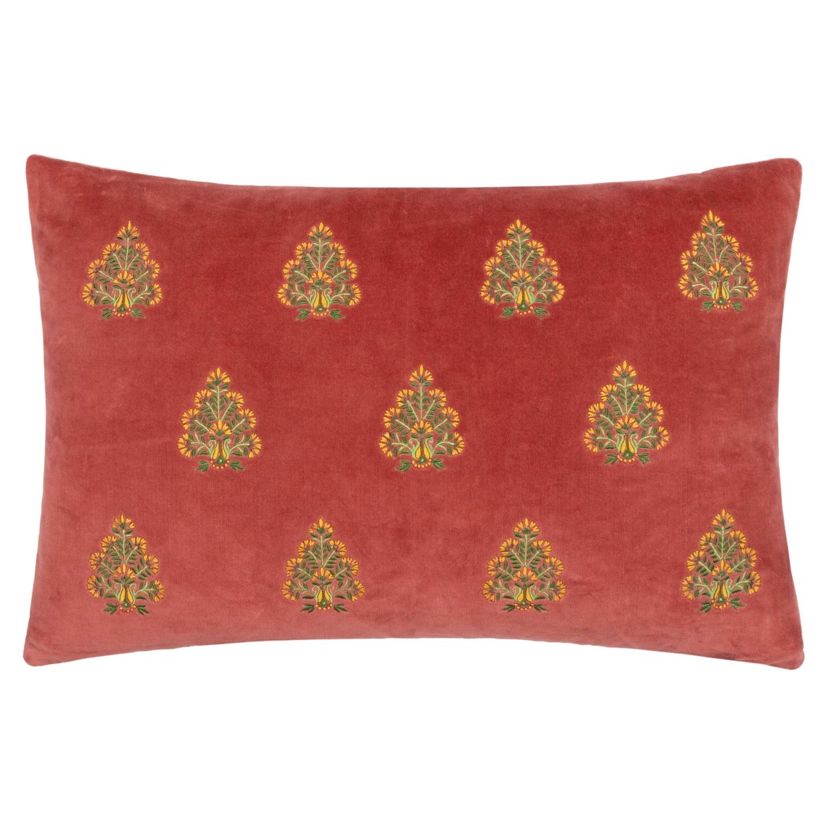 Embroidered Cushion - Regal Rose - Draper and Mercer