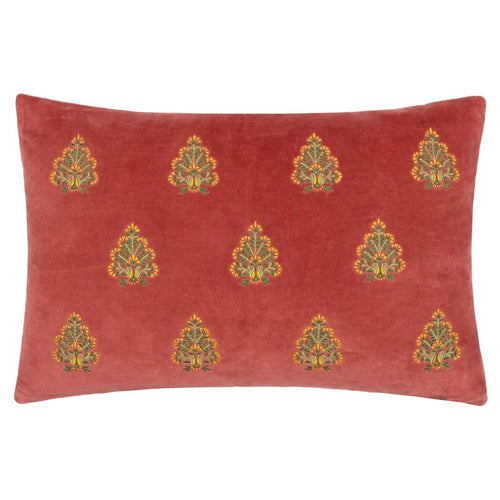 Embroidered Cushion - Regal Rose - Draper and Mercer