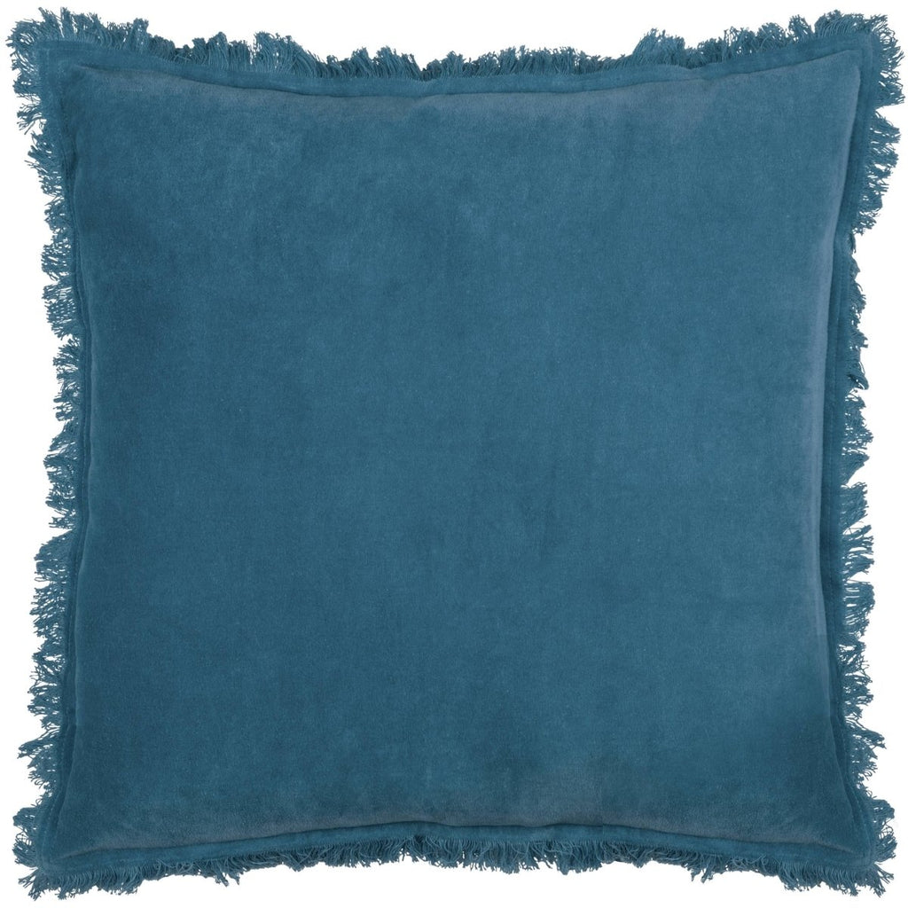 Velvet Cushion - Ink Blue - Draper and Mercer