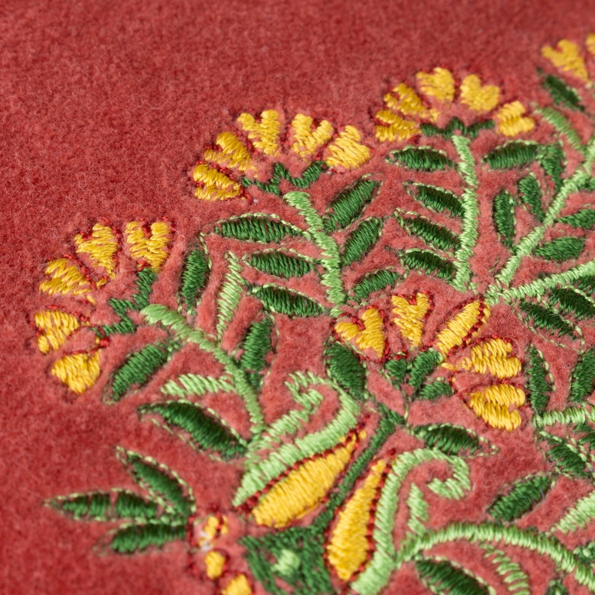 Embroidered Cushion - Regal Rose - Draper and Mercer