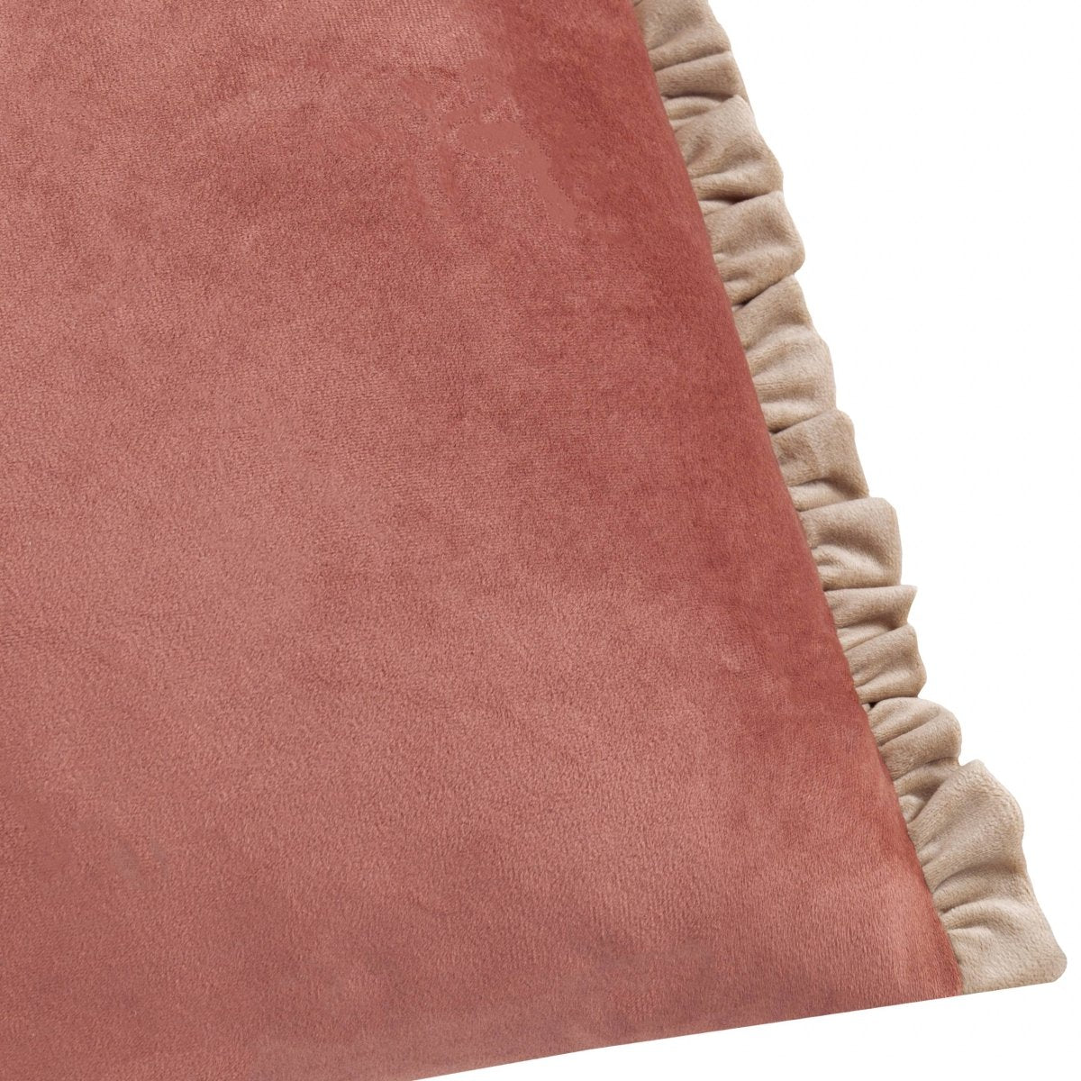 Velvet Cushion Poached - Poached Pear / Shell - Draper and Mercer