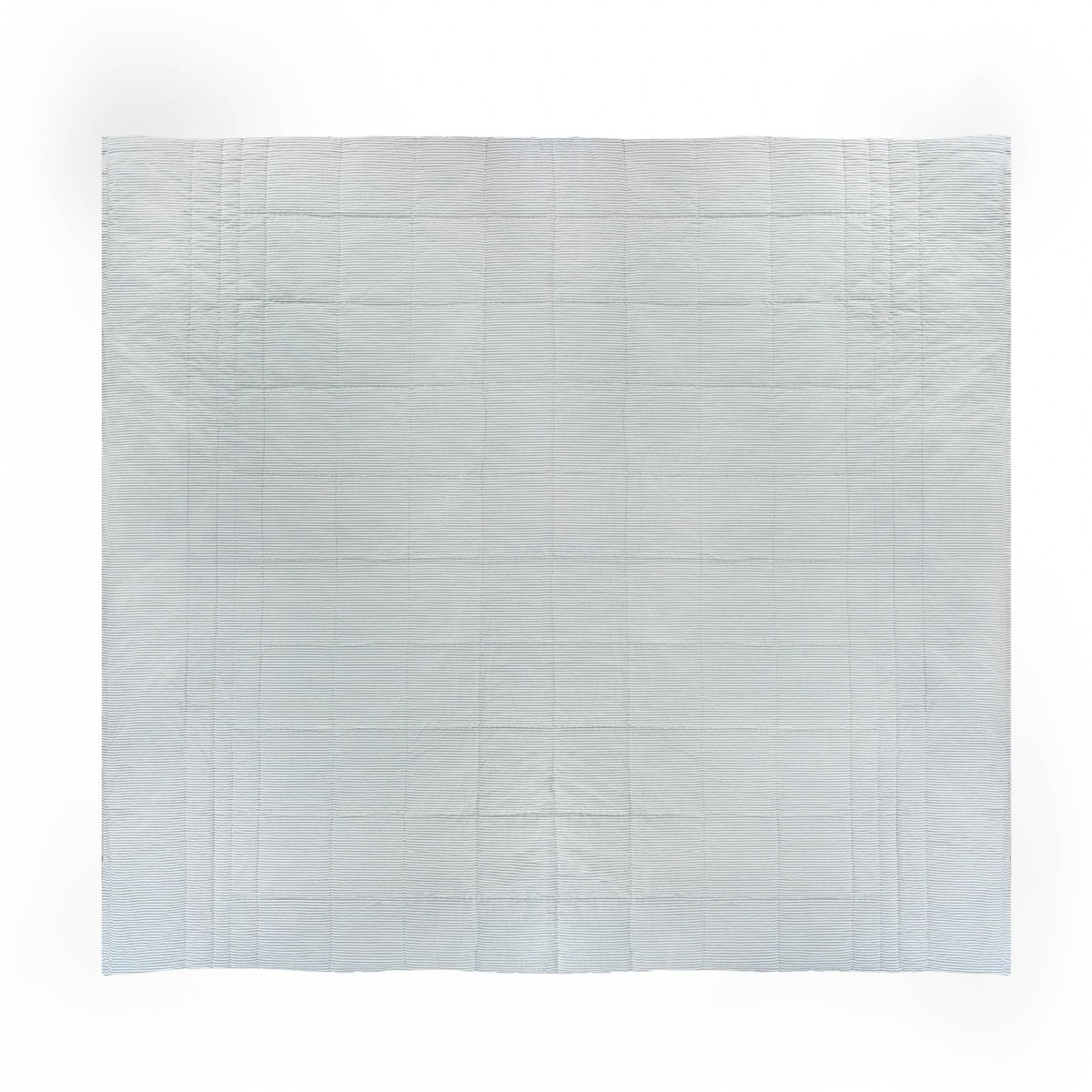 100% Cotton Floral Bedspread - Blue - Draper and Mercer