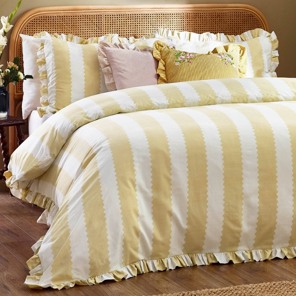 Matte Velvet Ruffle Cushion - Pink - Draper and Mercer